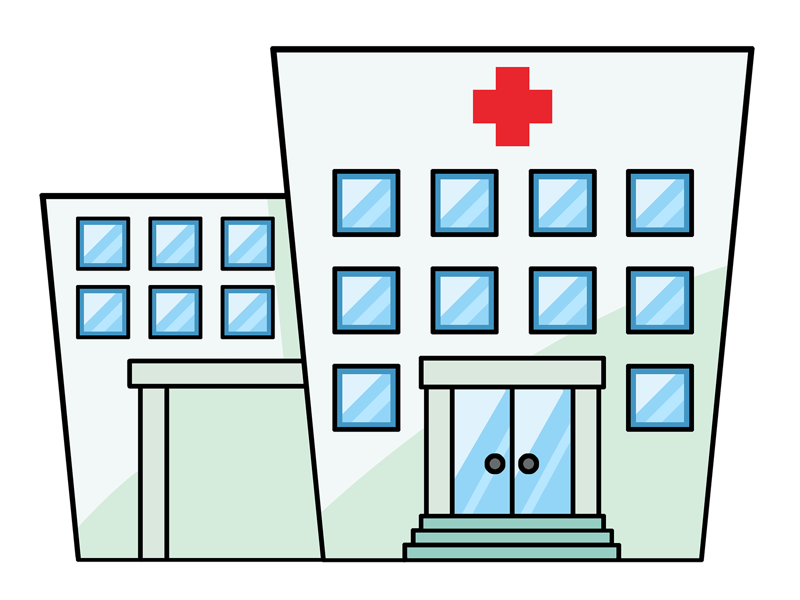 Hospital Vector PNG Picture