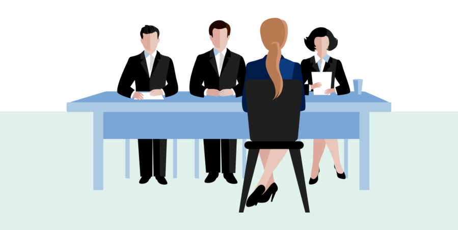 Job Interview Vector PNG Picture