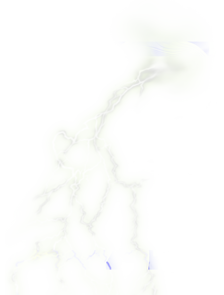 Imagem isolada de PNG de relâmpago