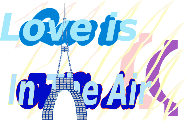 Love Is In The Air Background Isolated PNG