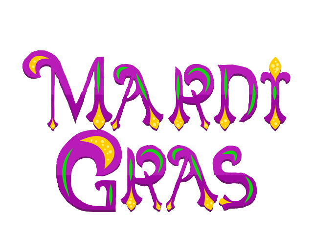 Mardi Gras Logo PNG Image