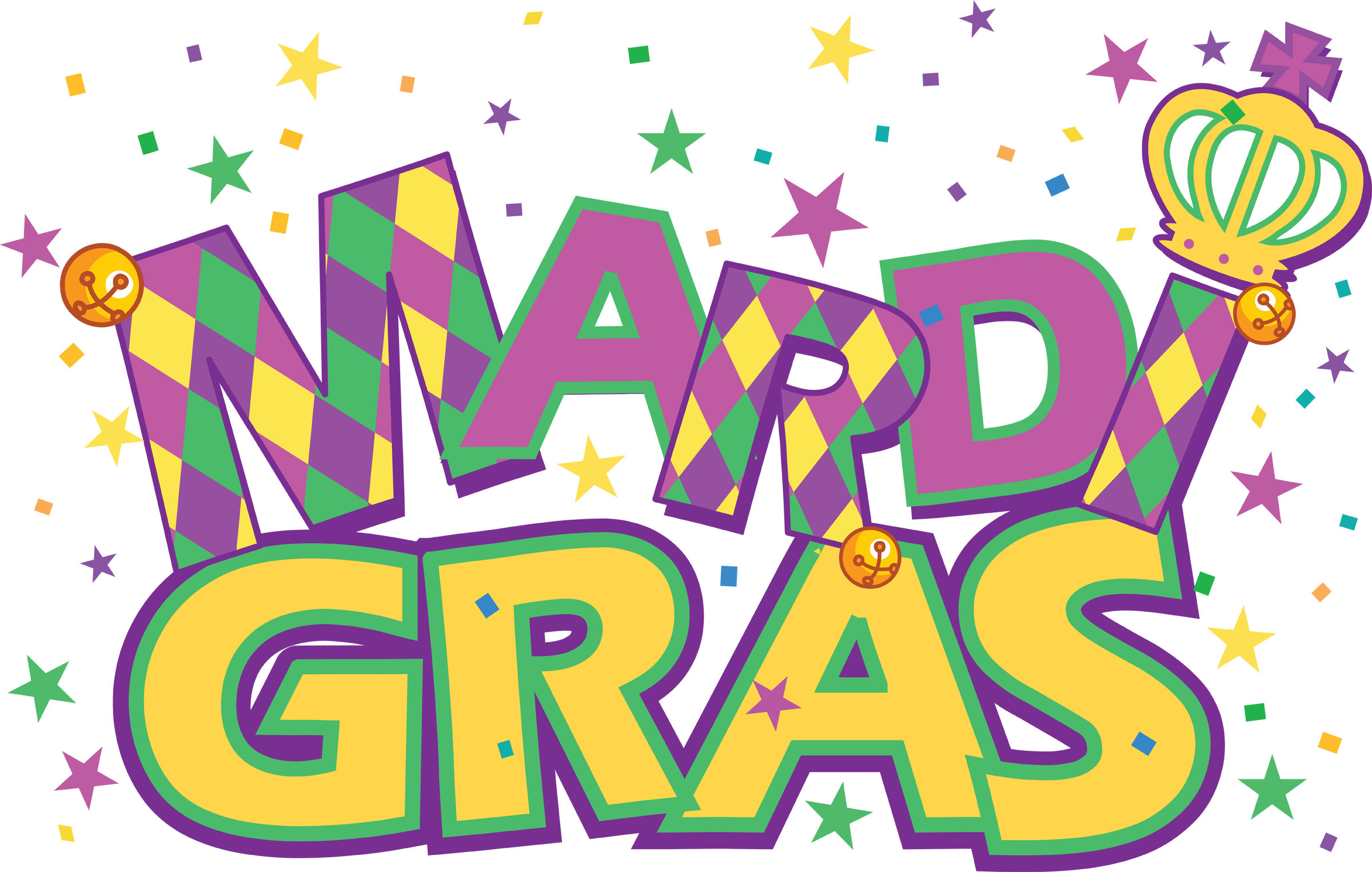 Mardi Gras Logo PNG Pic