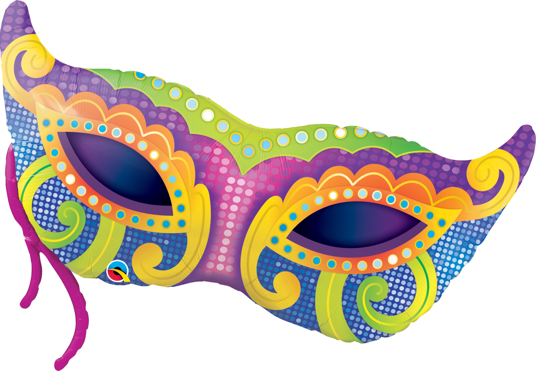 Mardi Gras Mask PNG Isolated File