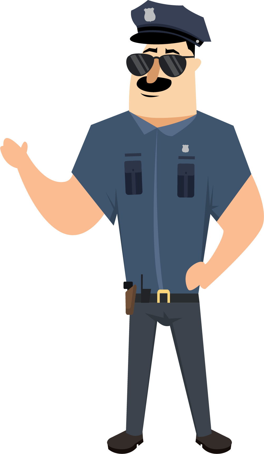 Police Vector PNG Image
