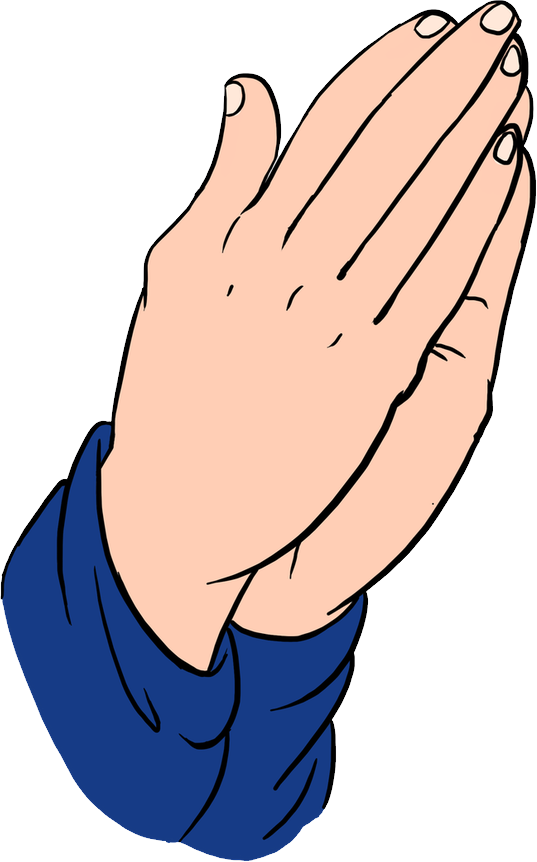 Prayer Hands PNG Isolated Photo