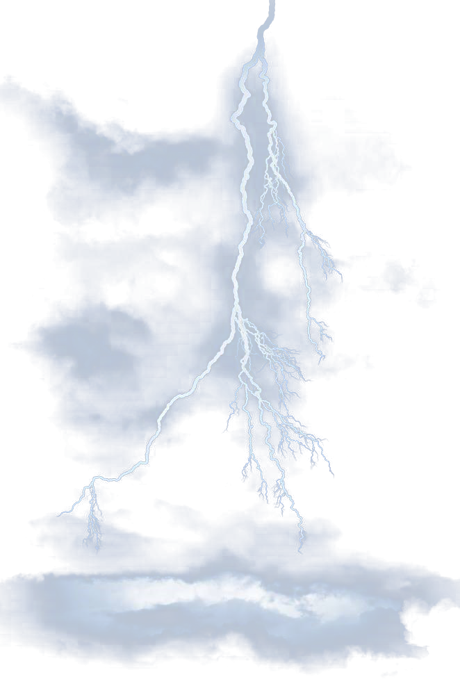Realistic Lightning PNG Picture