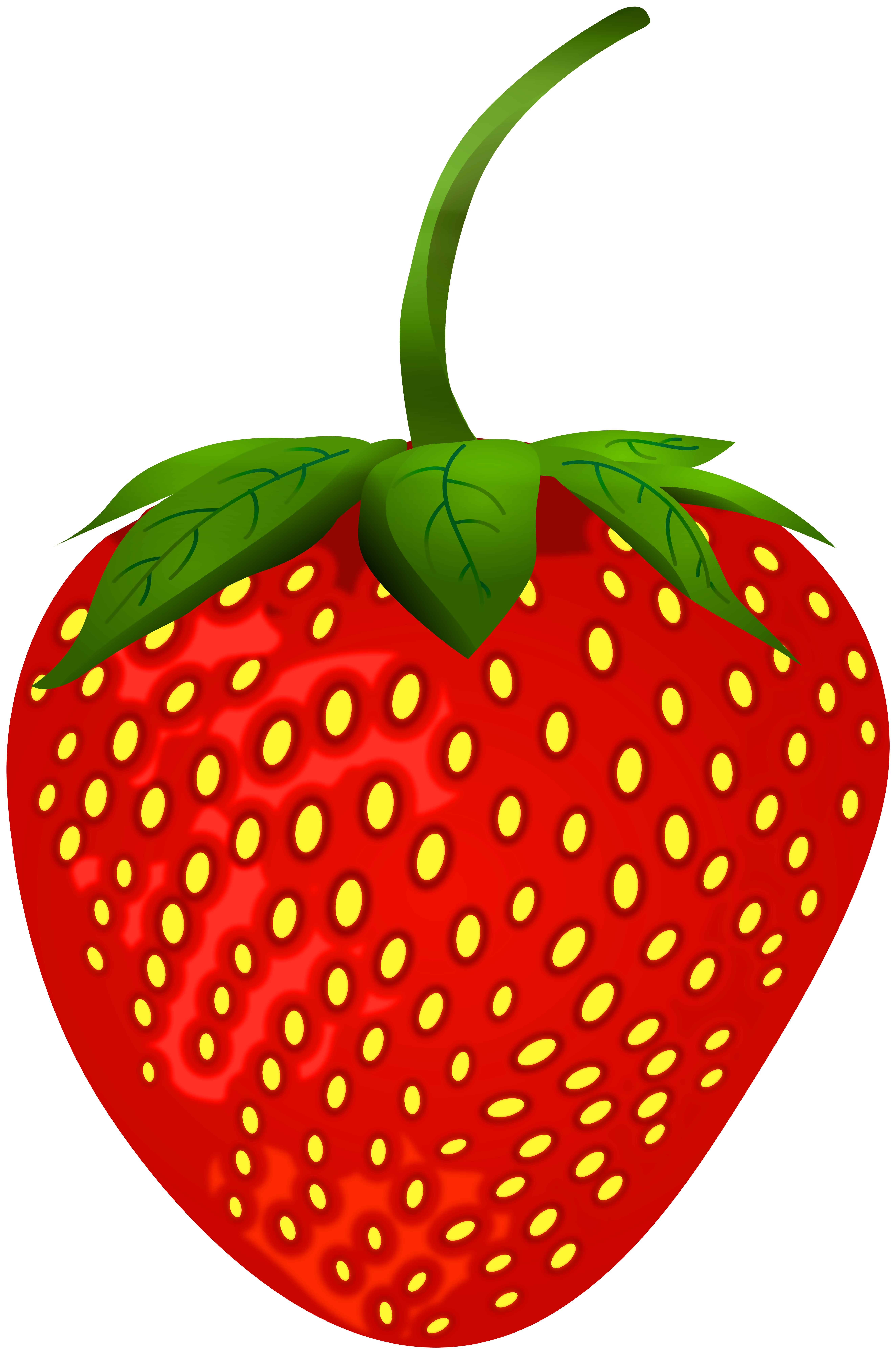 Single Strawberries PNG Clipart