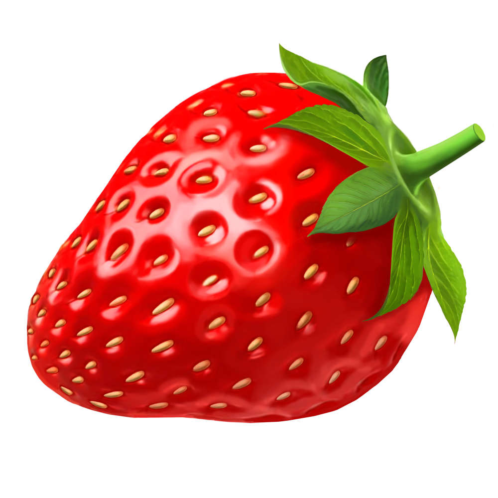 Single Strawberries PNG Photo