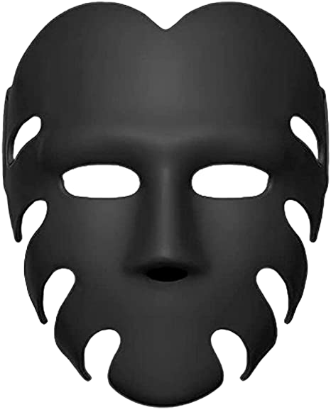 Kalamar oyunu siyah maske PNG şeffaf