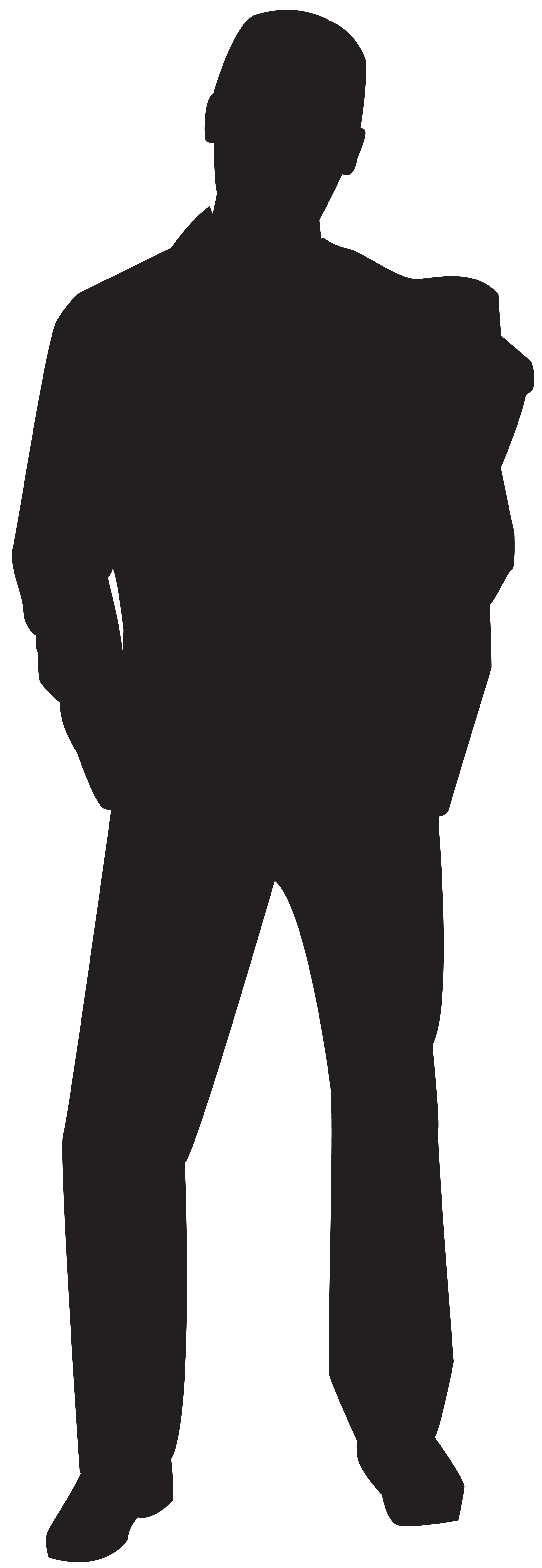 Figura de vara homem silhueta PNG isolado arquivo