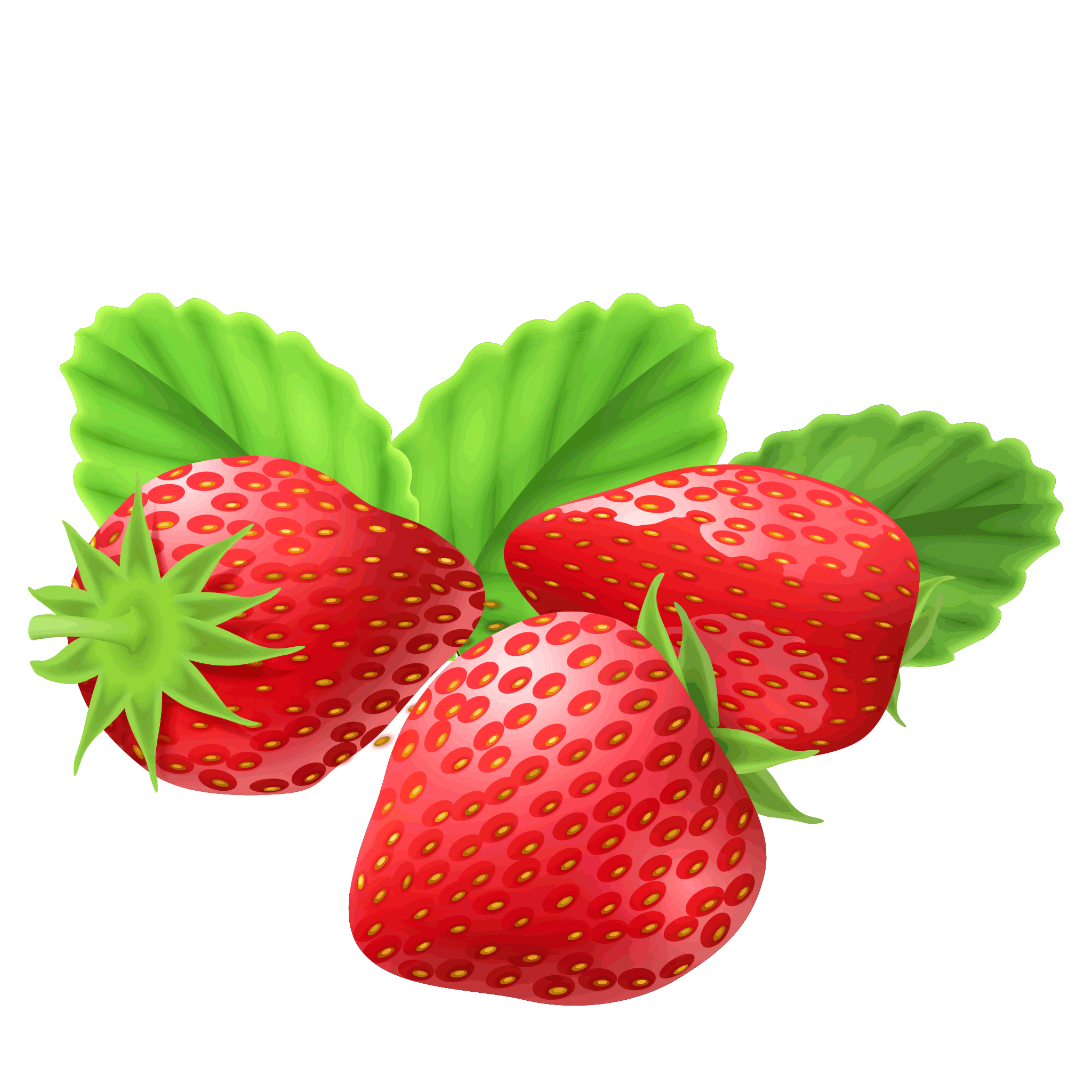 Strawberries PNG Isolated Pic