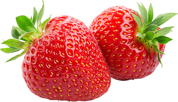 Erdbeeren PNG isoliert Bild