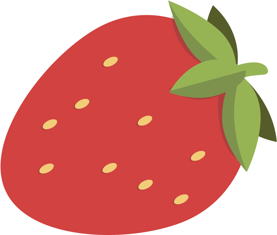 Strawberries Vector PNG