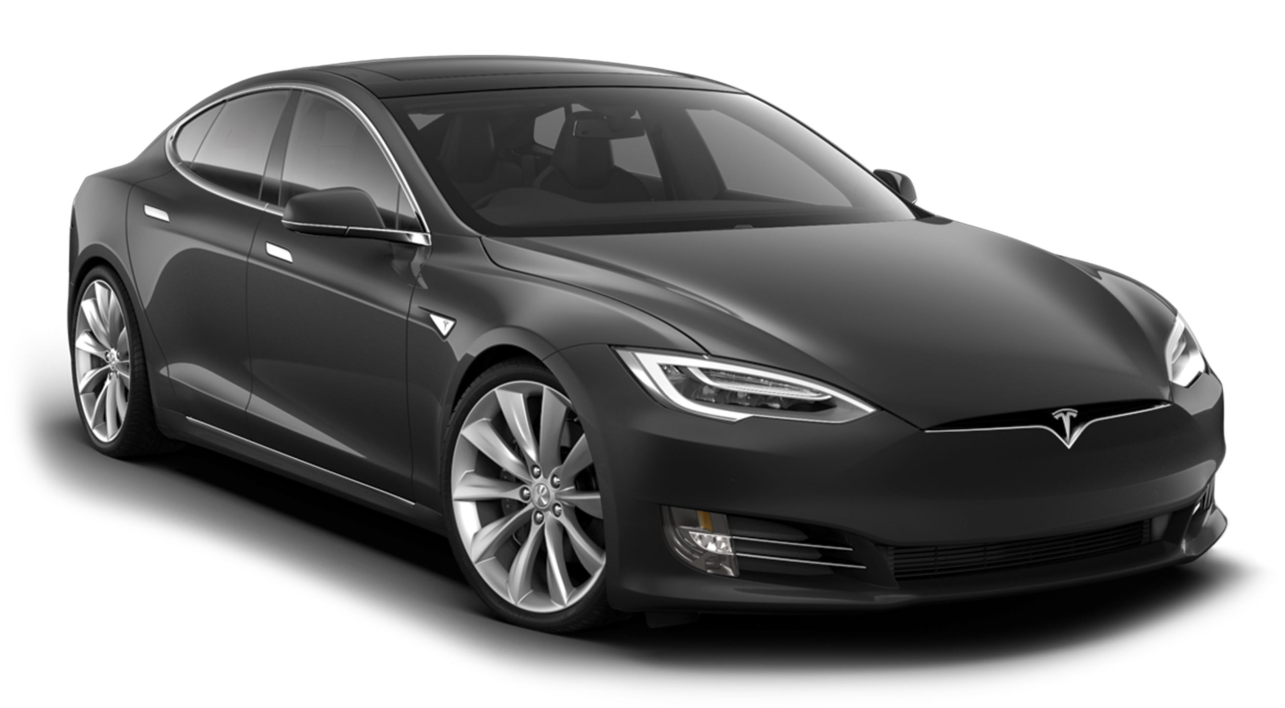 Tesla araba şeffaf arka plan