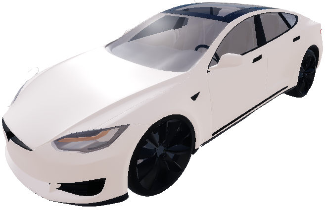 Beyaz Tesla araba PNG Pic