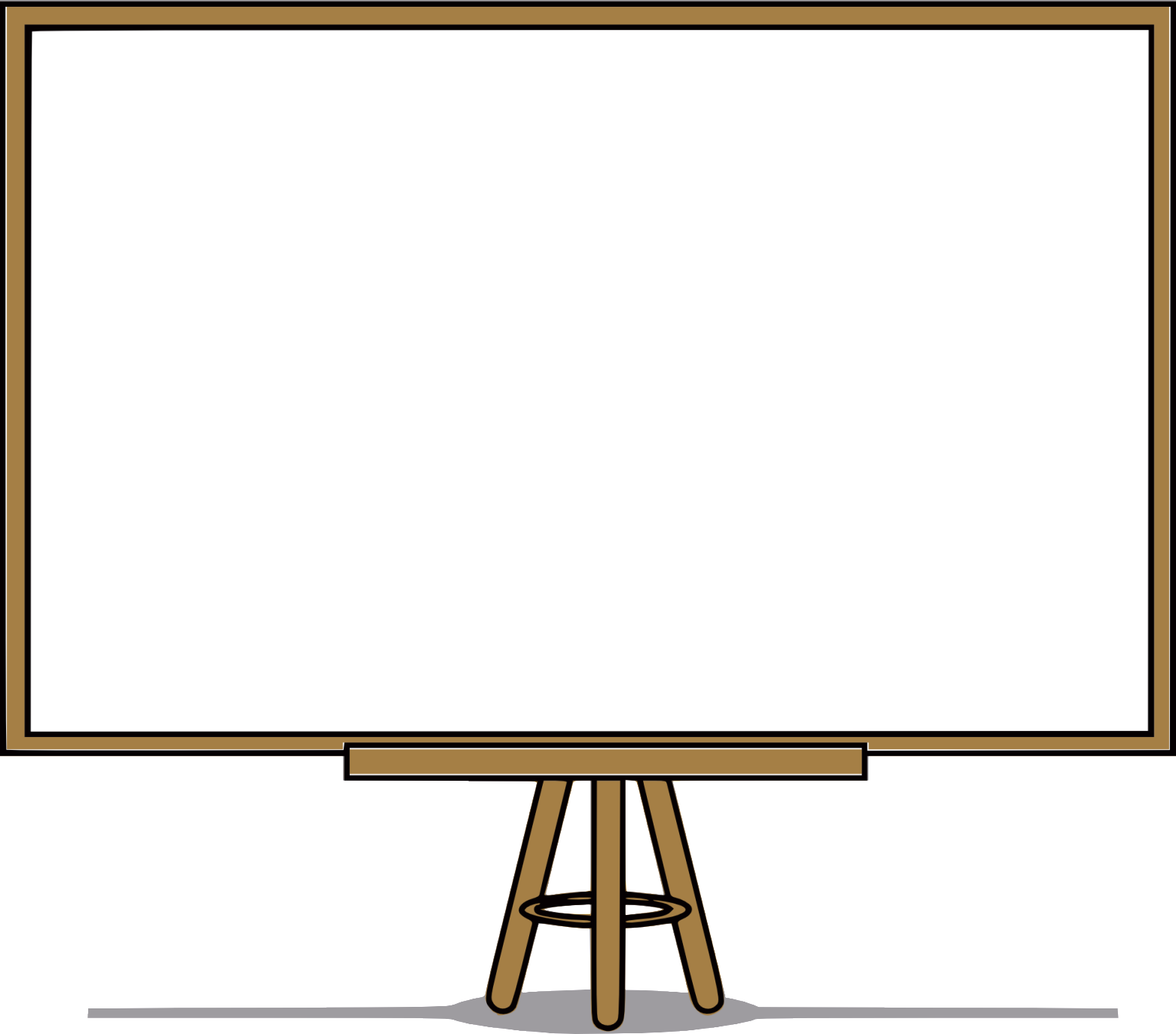 Whiteboard Vector PNG Isolated HD