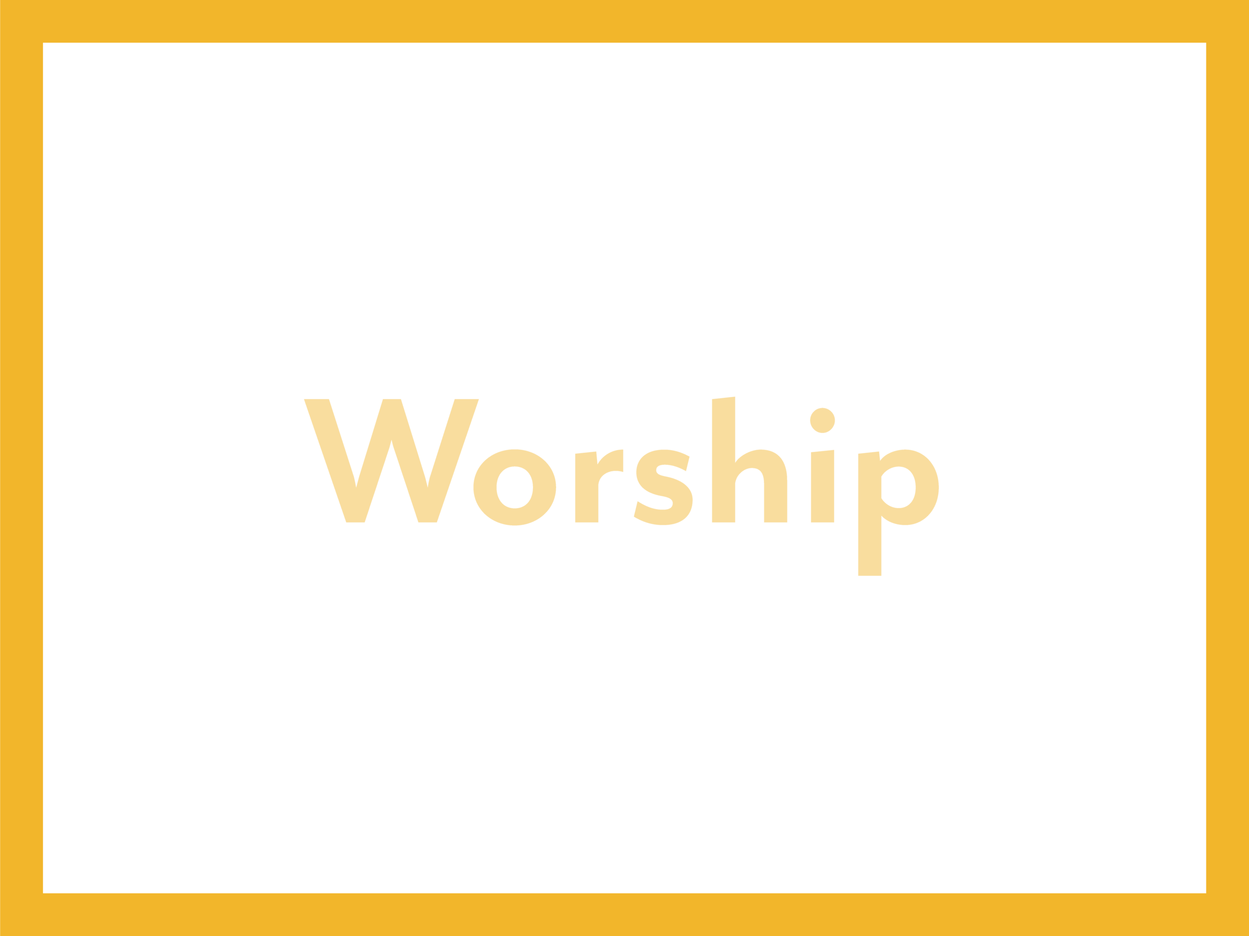 Worship Logo PNG Isolated File