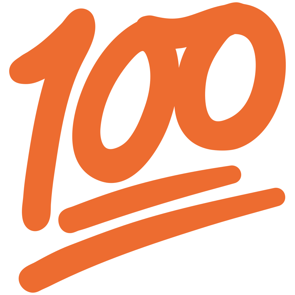 100 Emoji PNG HD