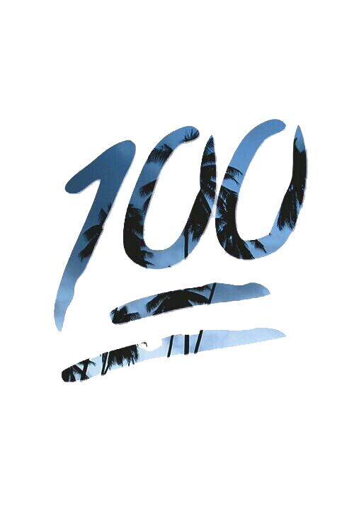 100 Emoji PNG Isolated Image