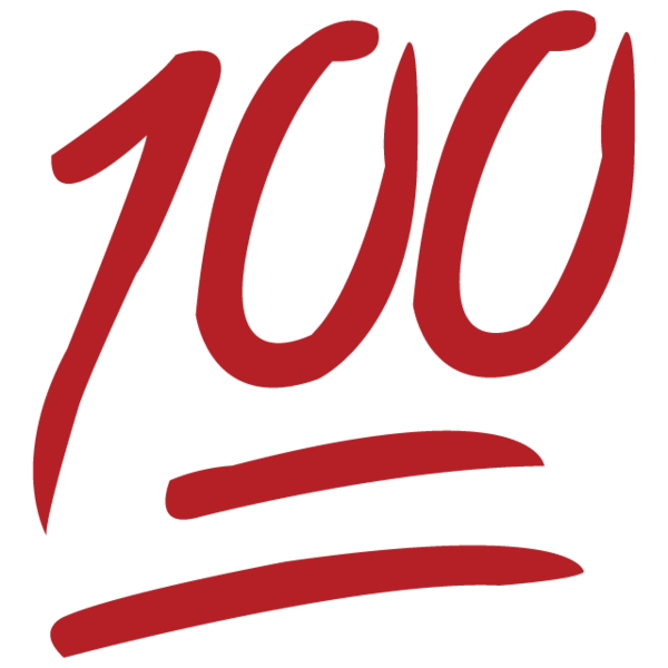 100 Emoji PNG Photo