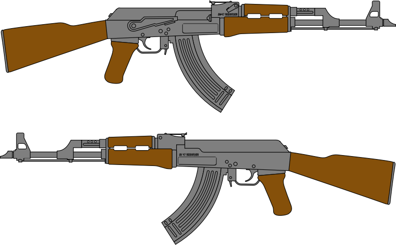 AK 47 PNG Isolated Photos