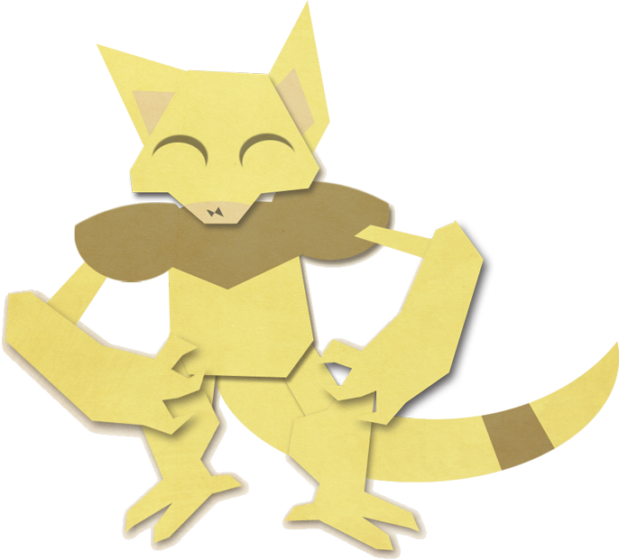 Abra Pokemon PNG Isolated Pic
