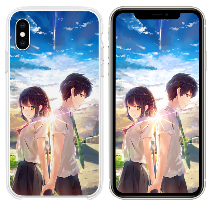 Aesthetic Theme Anime iPhone PNG Image