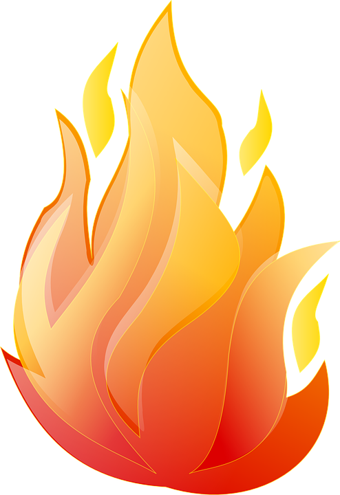 Aesthetic Theme Fire PNG File