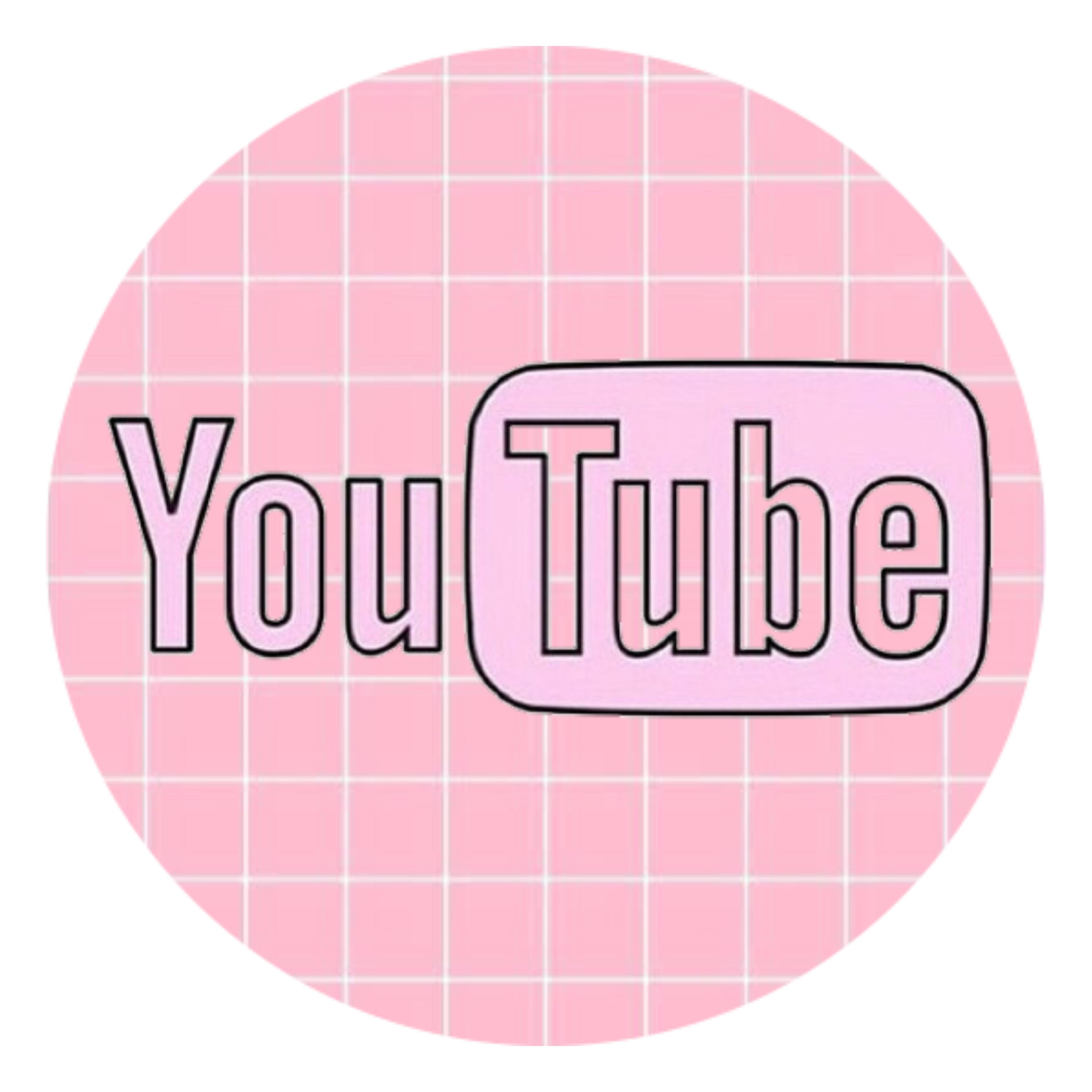 Aesthetic Theme YouTube Transparent PNG