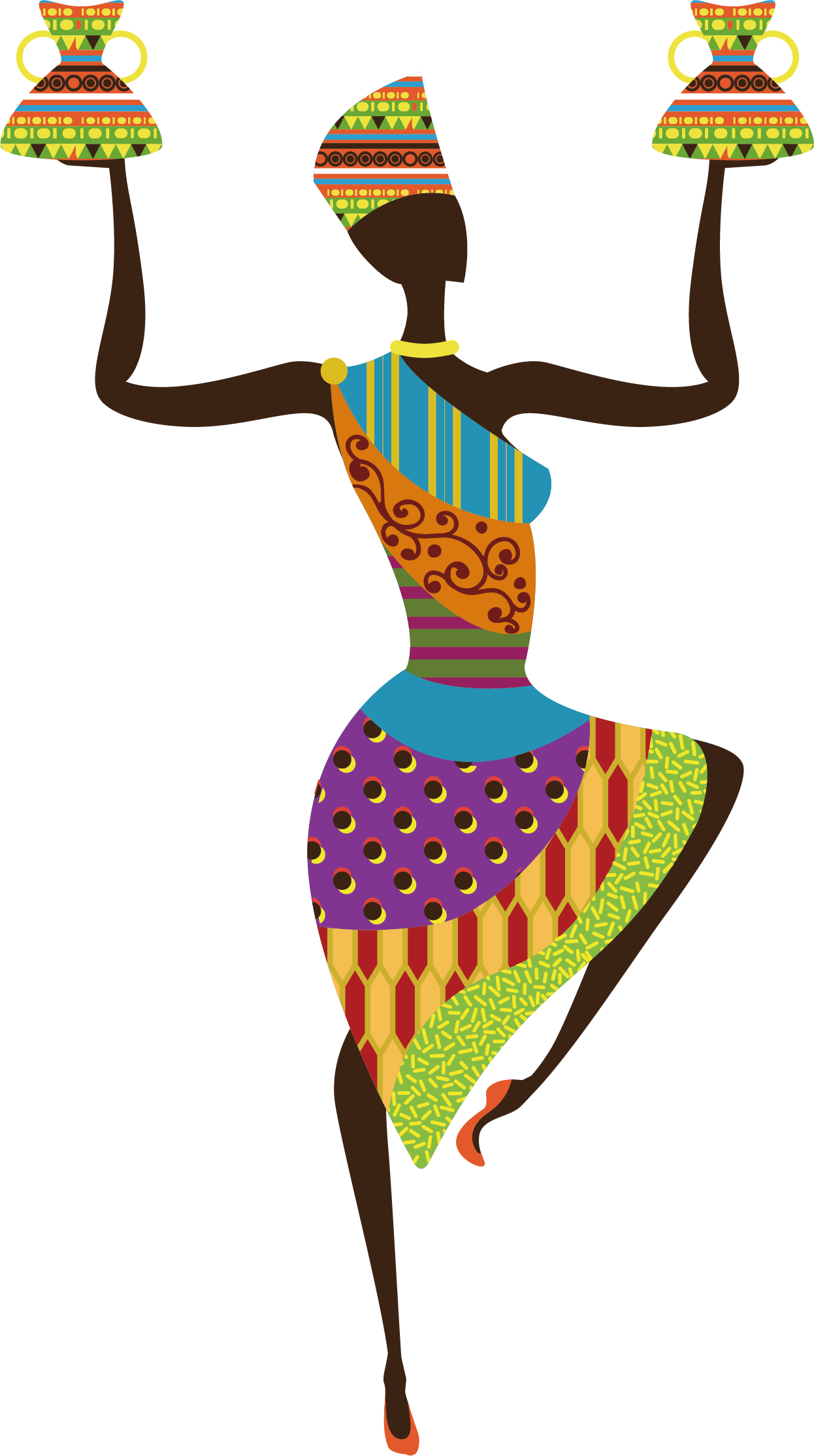 African Art PNG Isolated Pic