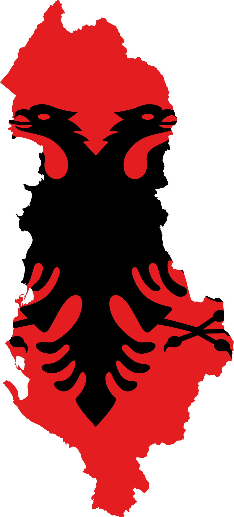 Albania Flag PNG Image