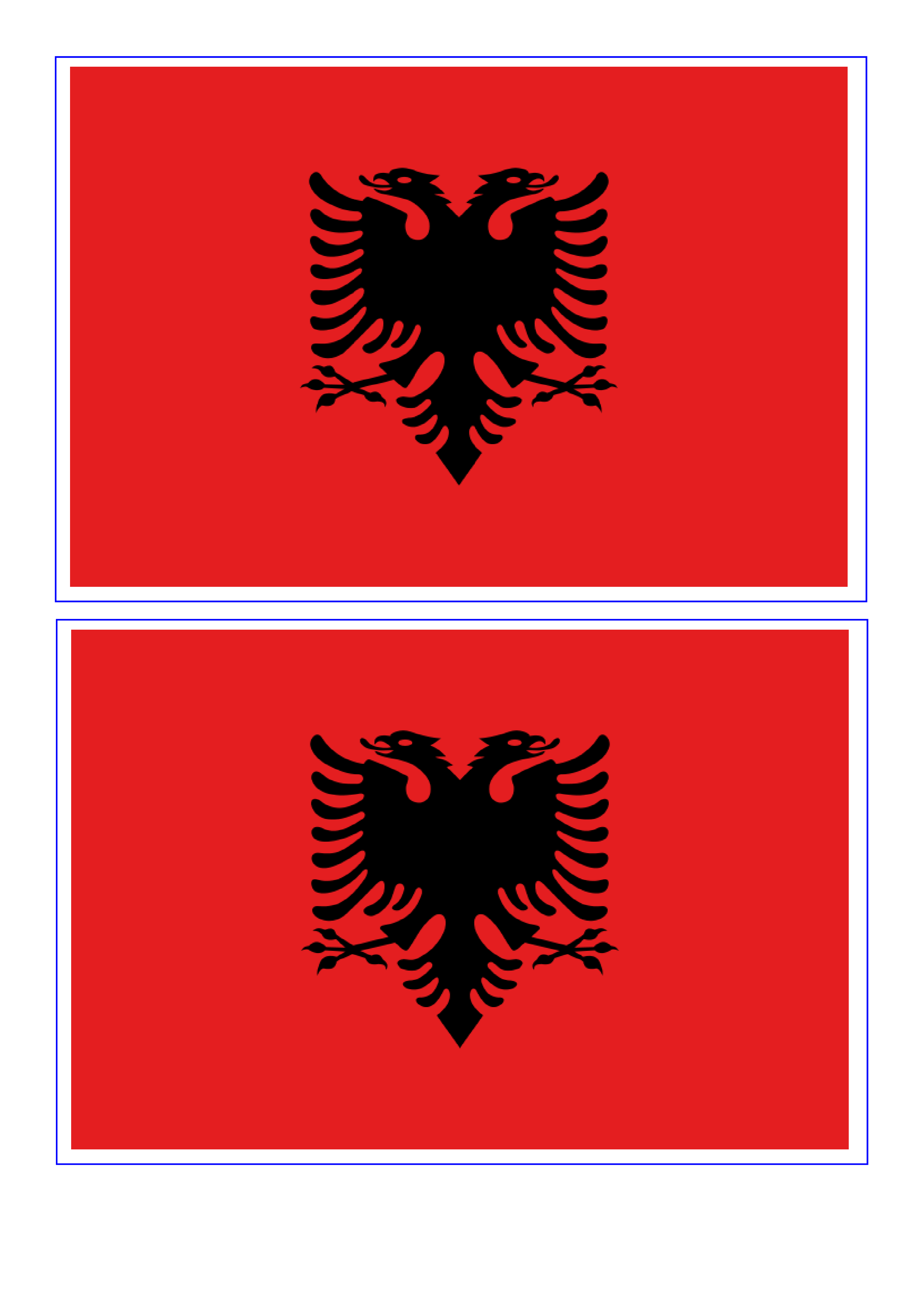 Albania Flag PNG Transparent