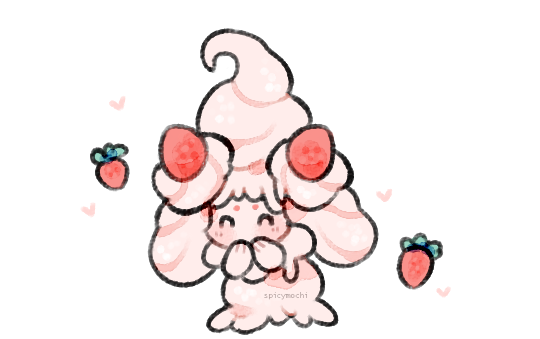 Alcremie Pokemon PNG HD Isolated