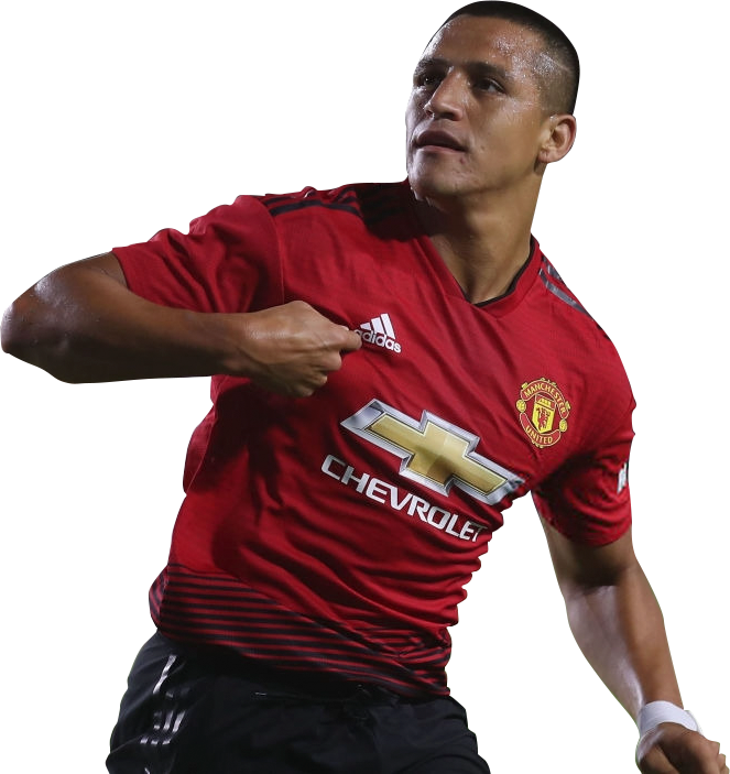 Alexis Sánchez Manchester United PNG HD