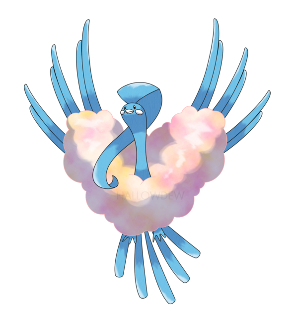Altaria Pokemon PNG Isolated Image