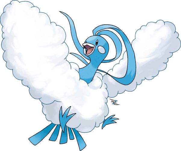 Altaria Pokemon PNG Isolated Photo