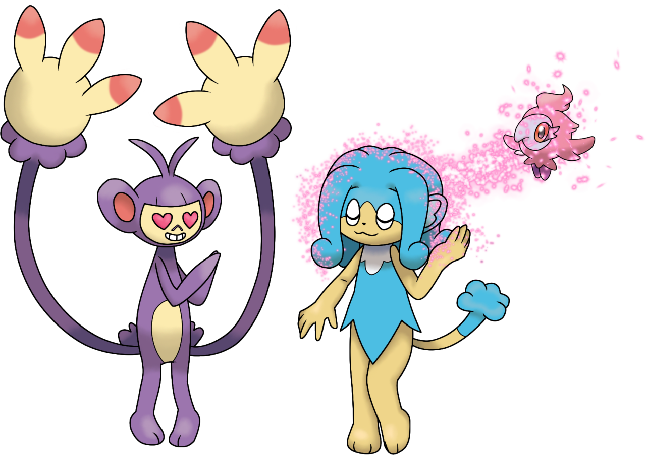 Ambipom Pokemon PNG Isolated File