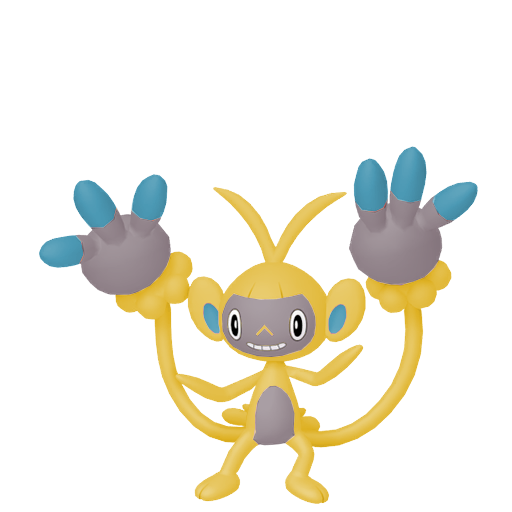 Ambipom Pokemon PNG Isolated Pic