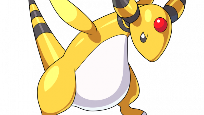 Ampharos Pokemon PNG HD Isolated
