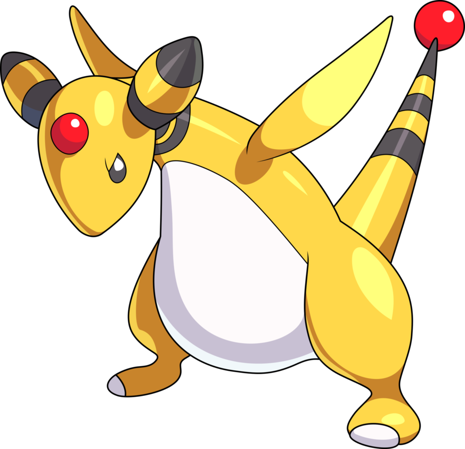 Ampharos Pokemon PNG Isolated Clipart