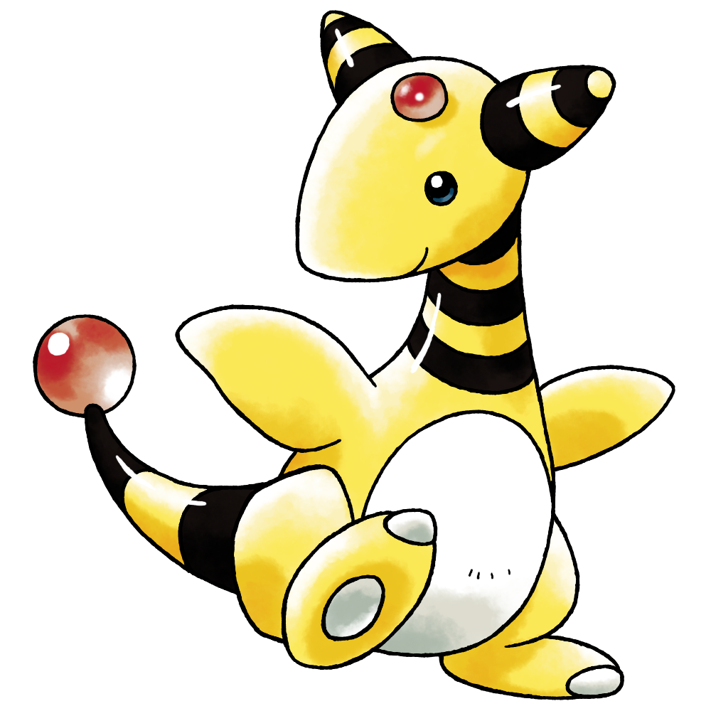Ampharos Pokemon PNG Isolated Photos