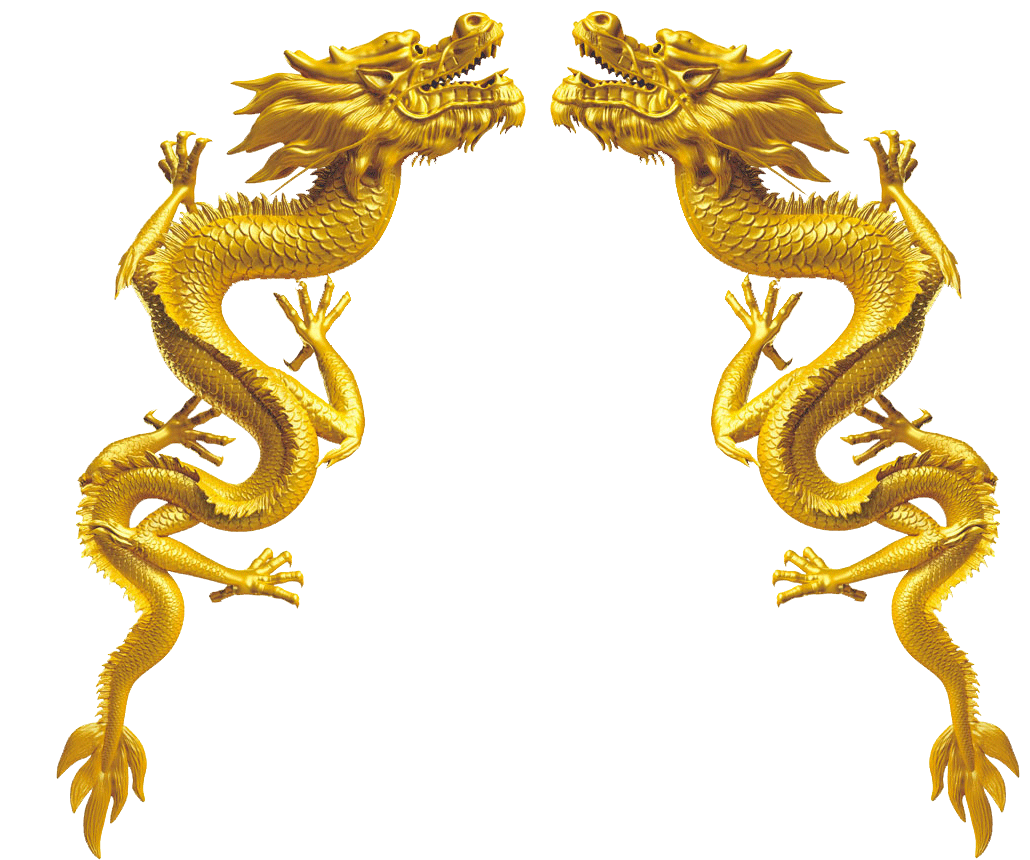 Ancient Gold Dragon PNG Pic