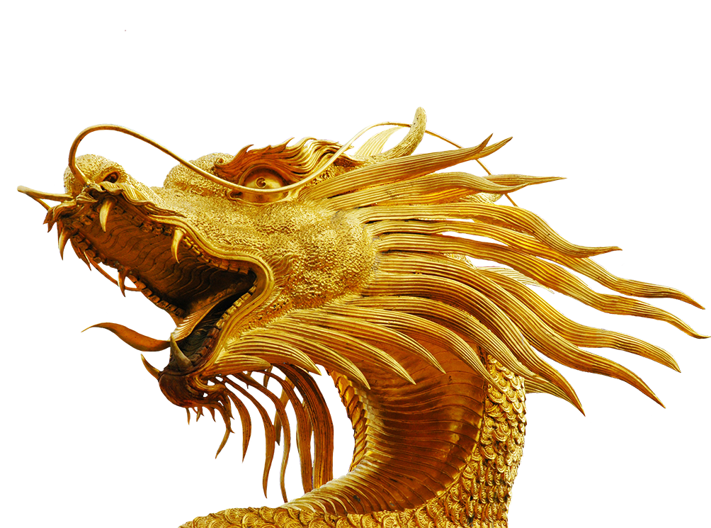 Ancient Gold Dragon PNG