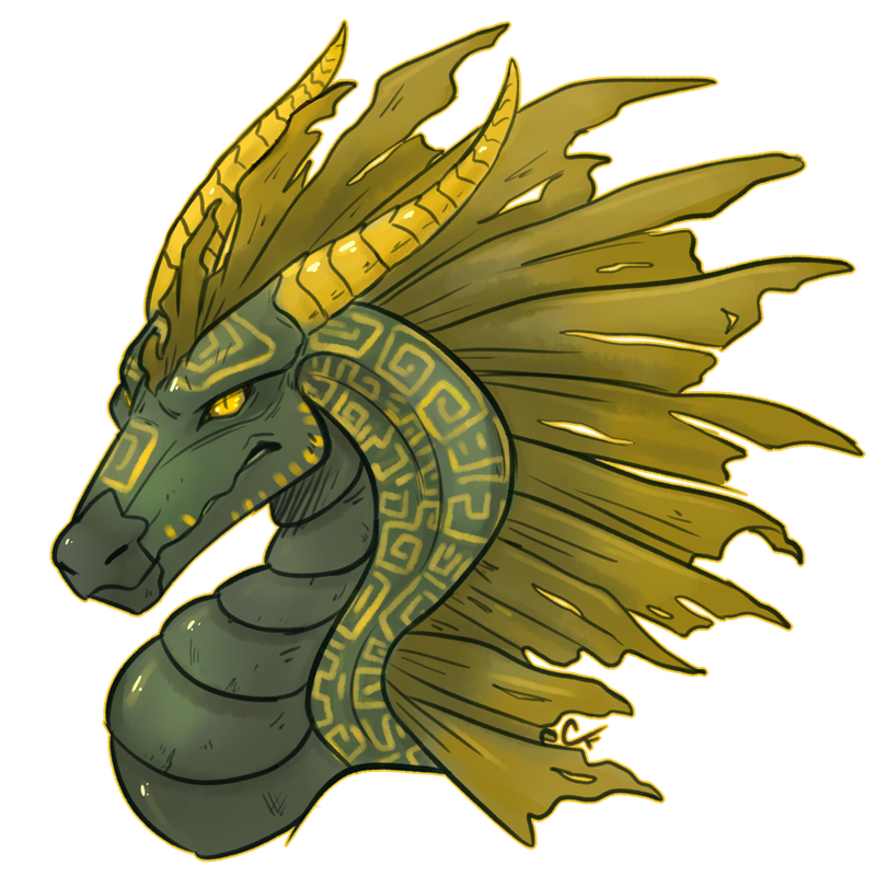 Ancient Green Dragon PNG Image