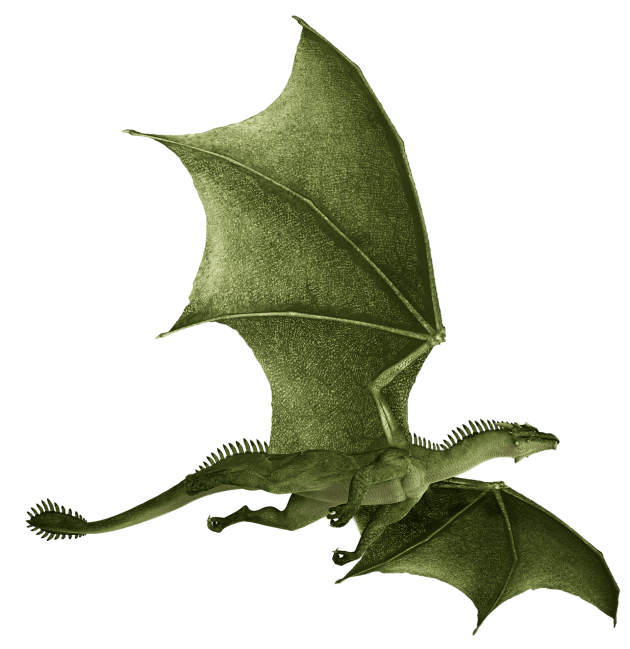 Ancient Green Dragon PNG Picture