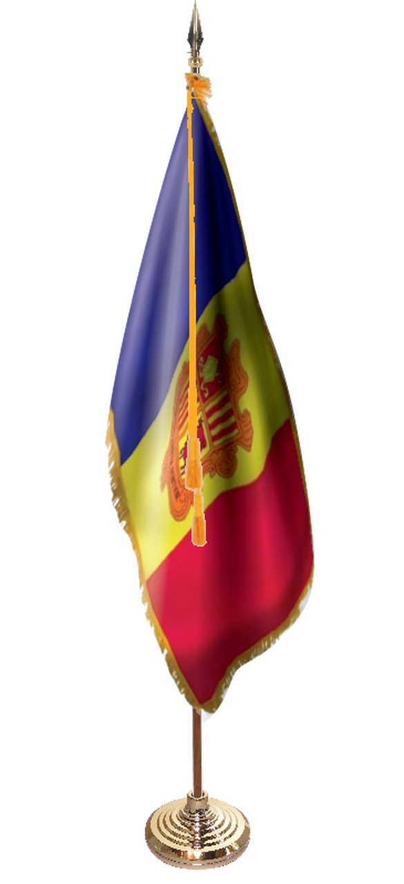 Andorra Flag Download PNG Image