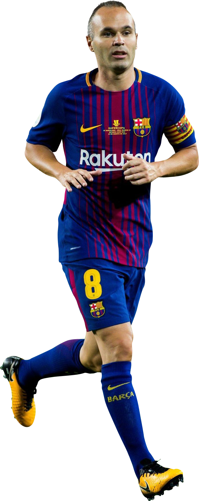 Andres Iniesta PNG Isolated Pic