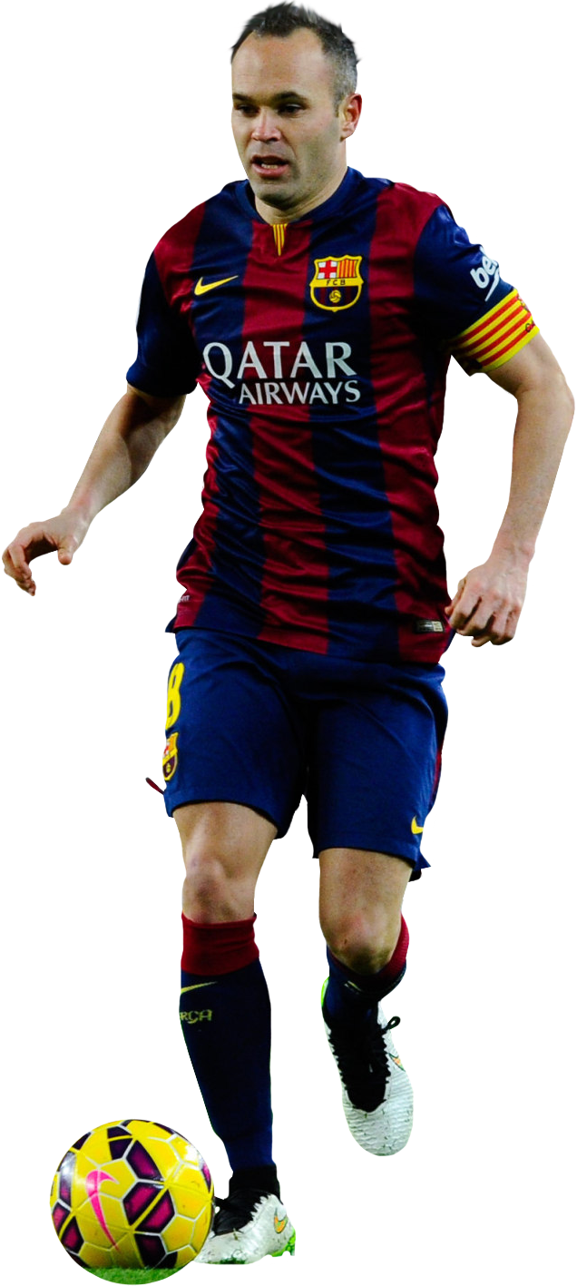 Andres Iniesta PNG Picture