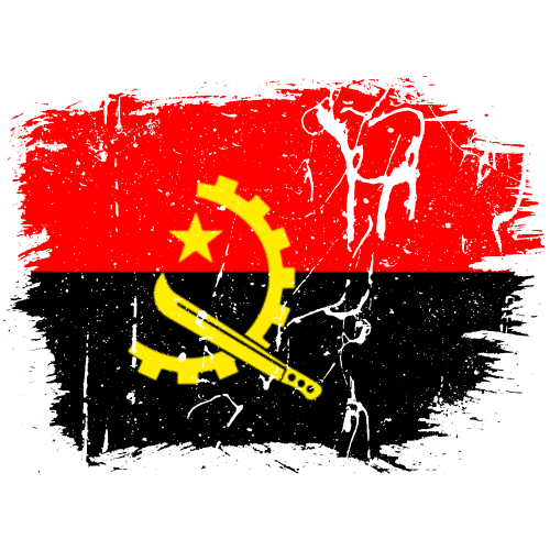 Angola Flag PNG HD Isolated