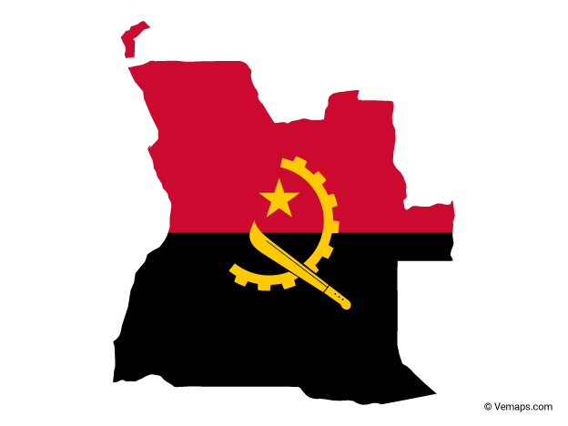 Angola Flag PNG Isolated HD